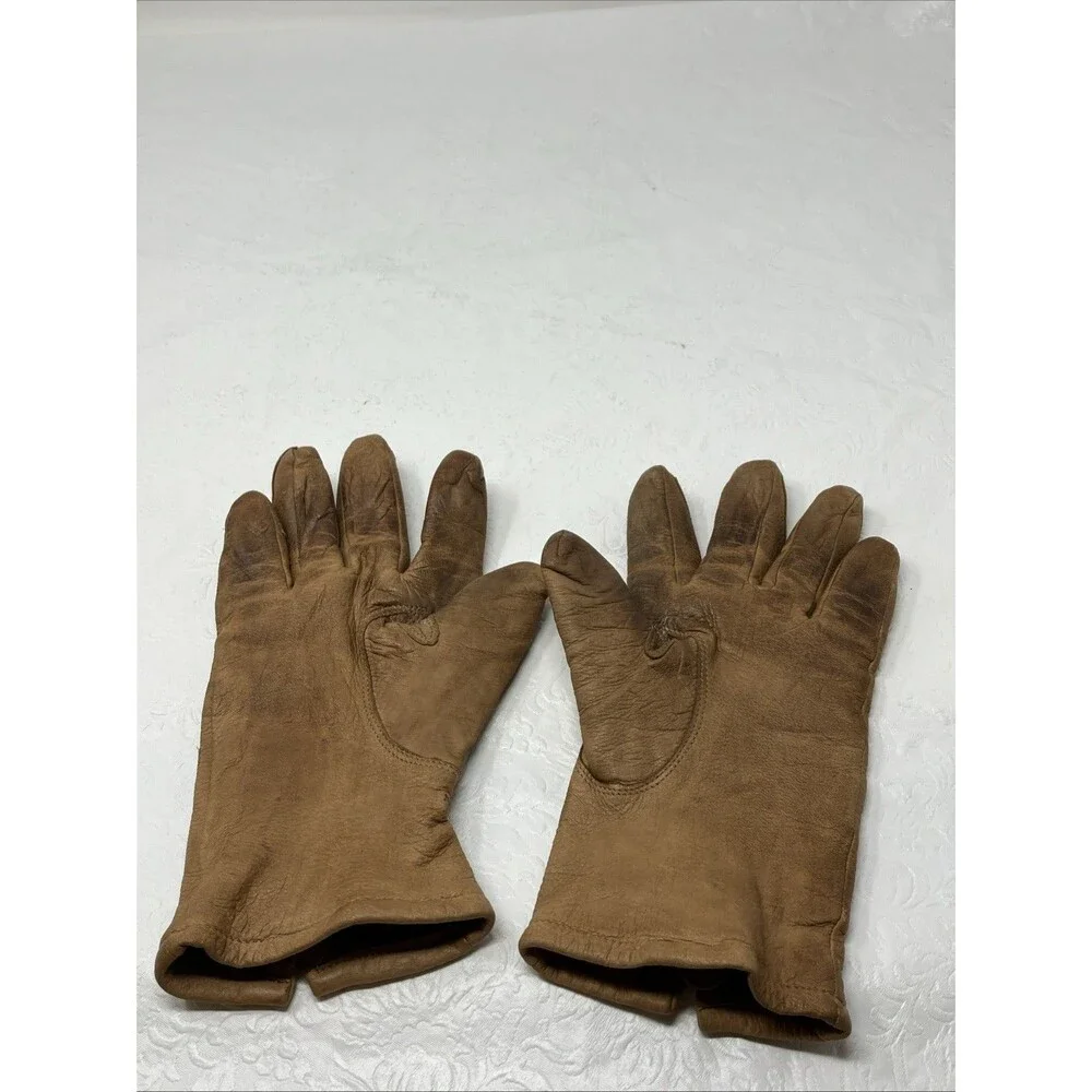 Cabela's Leather Driving Gloves Insulated Thinsulate Womens S Brown